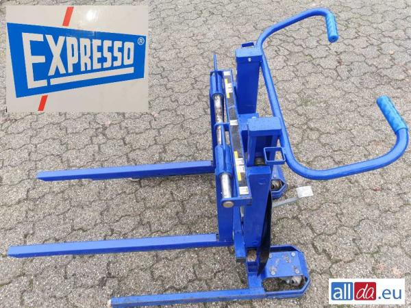 Preview: Hubwagen EXPRESSO Handhubwagen 500 kg gebraucht blau