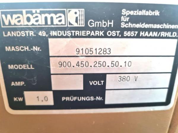 Preview: WABÄMA Brotschneidemaschine 900.450.250.50.10 gebraucht
