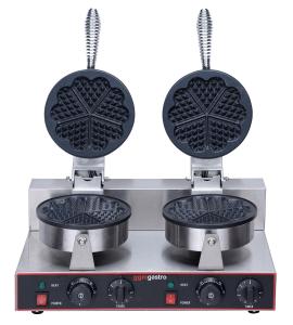  Waffeleisen Waffelautomat - Doppel - Herzform  (AMELJ322N)