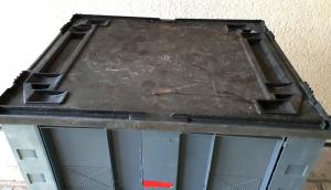 Preview: 3 Stck. Rollwagen Transportwagen 800x600 mm einschl. Deckel