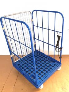 Preview: ROLLBEHÄLTER ROLLWAGEN 3-seitig KAMINHOLZ 120 cm NEUWERTIG (RW-3120AB)