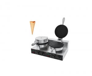 Preview: WAFFELEISEN WAFFELAUTOMAT - für EISHÖRNCHEN - DOPPEL (WAEEHJ2)