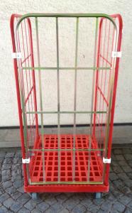 Preview: ROLLWAGEN ROLLBEHÄLTER II.Wahl 3-seitig MÖBELWAGEN UMZUGSWAGEN ROLLTAINER (RW-3155neuBW)