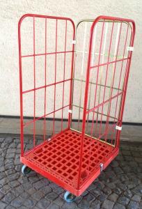 Preview: ROLLWAGEN ROLLBEHÄLTER II.Wahl 3-seitig MÖBELWAGEN UMZUGSWAGEN ROLLTAINER (RW-3155neuBW)