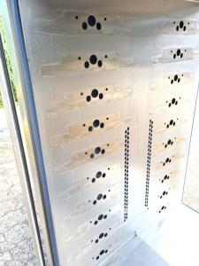 Edelstahlschrank 4-t?rig Transportwagen Rollwagen Messewagen (ESS001)