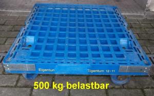 Preview: ROLLBEHÄLTER ROLLWAGEN gebraucht UNTERBODEN UMZUGSWAGEN MÖBELGLEITER (RB-7182) 