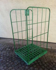 ROLLWAGEN 155cm ROLLBEHÄLTER ROLLTAINER ROLLGESTELL TRANSPORTWAGEN (RW-2155ÜgrünVS)