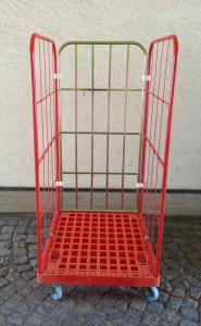 Preview: ROLLWAGEN ROLLBEHÄLTER II.Wahl 3-seitig MÖBELWAGEN UMZUGSWAGEN ROLLTAINER (RW-3155neuBW)