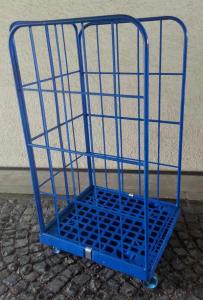 Preview: ROLLWAGEN Höhe 155 cm ROLLI  3-seitig GITTERROLLWAGEN TRANSPORTROLLER (RW-3155G)