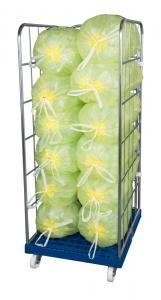 Preview: ROLLWAGEN 3-seitig blau verzinkt 185 cm blau (RW-3185bvz)