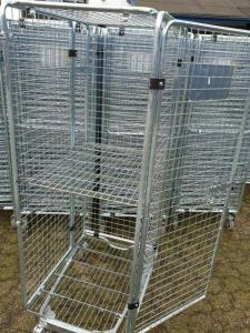 Preview: ROLLBEHÄLTER ROLLWAGEN 5-seitig ANTIDIEBSTAHLBEHÄLTER NESTBAR Artikel-Nr. RW-ADB_5180g