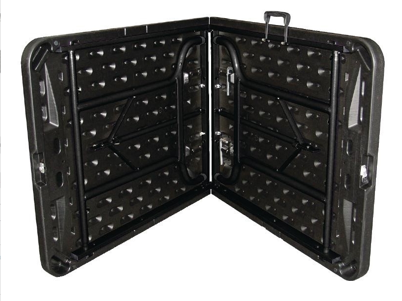 allda.eu - BOLERO BUFFETTISCH 183 cm klappbar schwarz (ACB518)