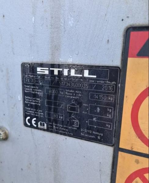 STILL Frontstapler RX 70-80 Hubh?he 8 m Gabelstapler 8000 kg (78)