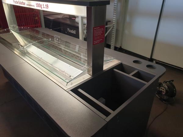 SALATTHEKE BUFETTTHEKE SALADETTE THEKE B208 cm T100 cm